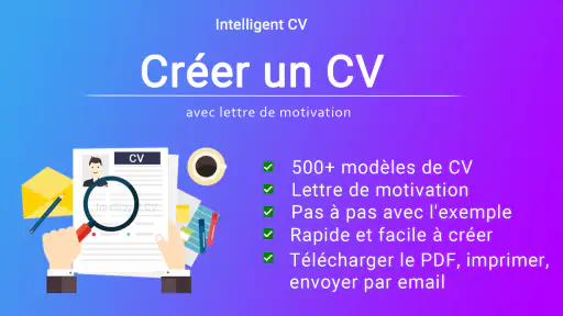 Créer CV, Lettre de motivation screenshot