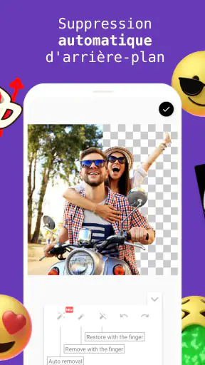 Créer des stickers animés, FSM screenshot