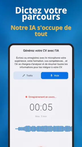 Créer un CV - Curriculum Vitae screenshot