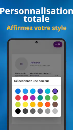 Créer un CV - Curriculum Vitae screenshot