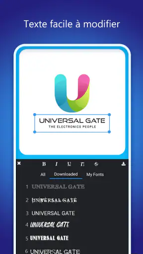 Créer un Logo, Création Logo screenshot