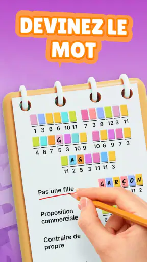 Crostic－Devinez les Mots Mélés screenshot