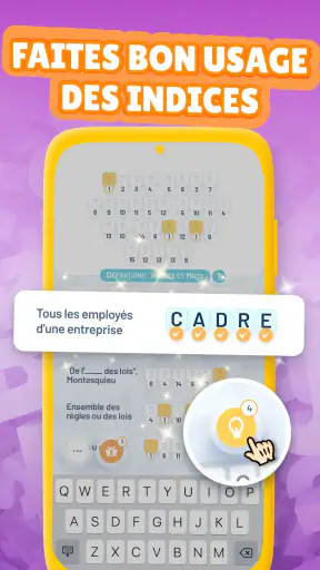 Crostic－Devinez les Mots Mélés screenshot