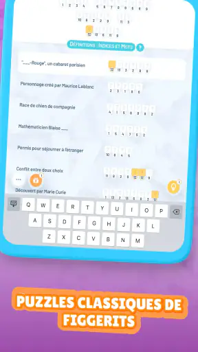 Crostic－Devinez les Mots Mélés screenshot