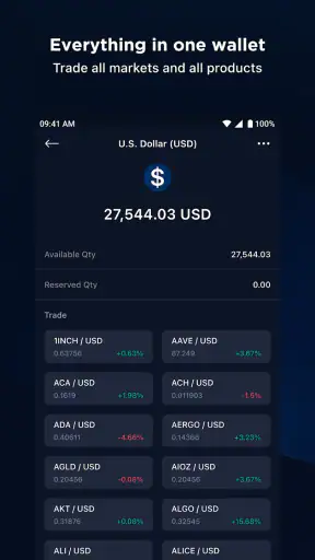 Crypto.com Advanced Trading screenshot