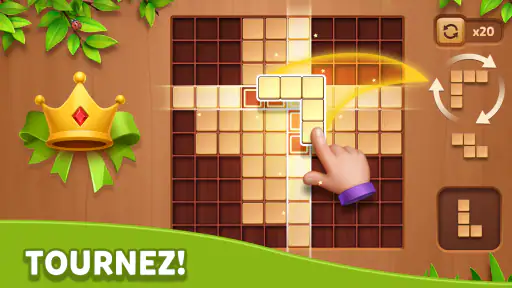 Cube Block - Jeu Woody Puzzle screenshot