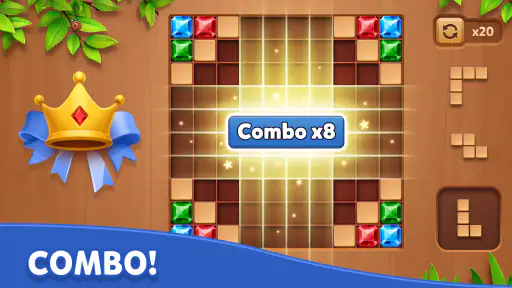 Cube Block - Jeu Woody Puzzle screenshot