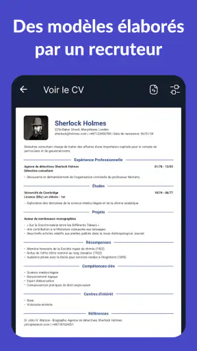 Curriculum Vitae - CV Engineer screenshot