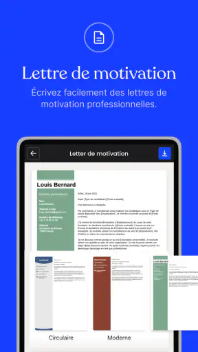 CV.fr : CV designer en ligne screenshot