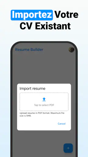 CV Gratuit Français - Faire CV screenshot