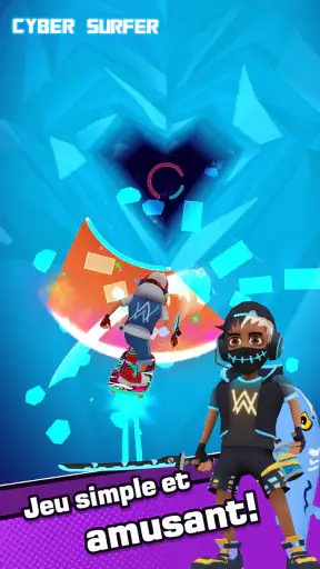 Cyber Surfer Aventure musicale screenshot
