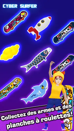 Cyber Surfer Aventure musicale screenshot