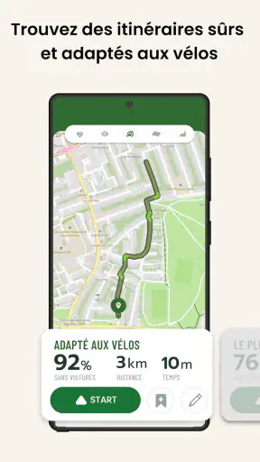 Cyclers: GPS vélo & Carte screenshot