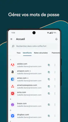 Dashlane Password Manager screenshot