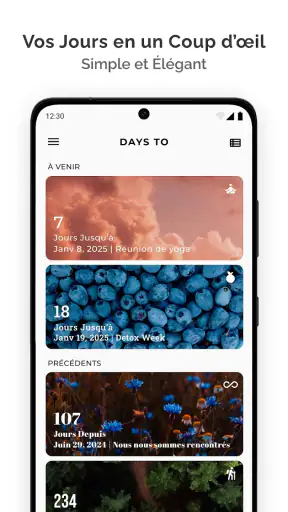 Days To | Compte à Rebours screenshot