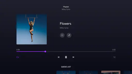 Deezer pour Android TV screenshot