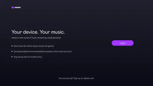 Deezer pour Android TV screenshot