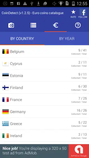 Détecteur de pièces en euros screenshot