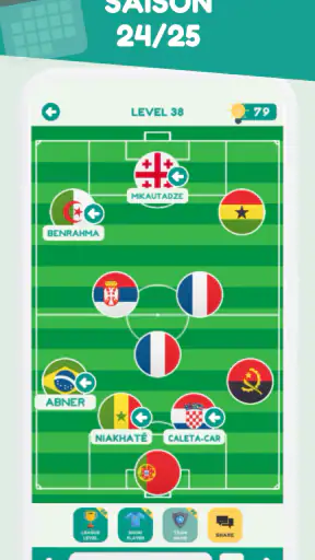 Devinez Club de Foot Quiz 2025 screenshot