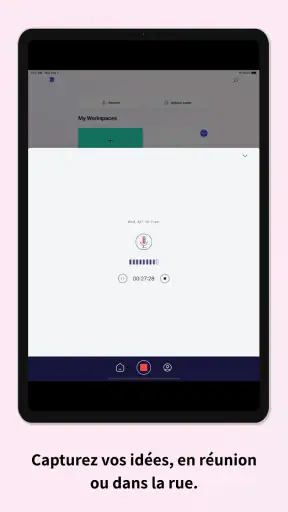 Dicte: Assistant IA réunions screenshot