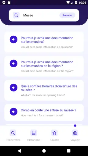 Dictionnaire Anglais-Français  screenshot