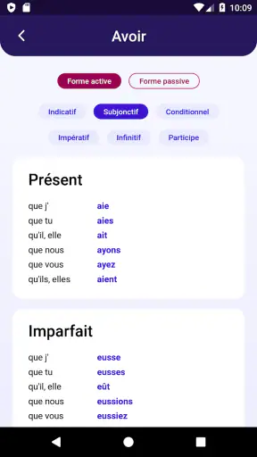 Dictionnaire Anglais-Français  screenshot