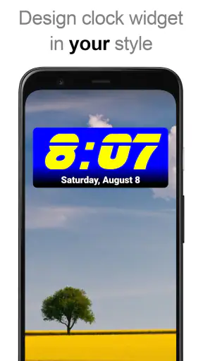 DIGI Clock Widget Plus screenshot