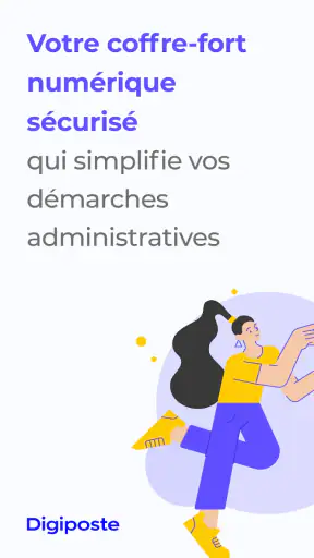 Digiposte coffre-fort sécurisé screenshot