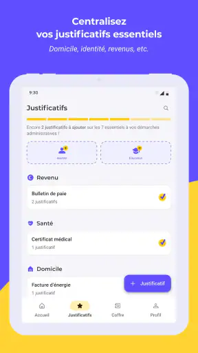 Digiposte coffre-fort sécurisé screenshot