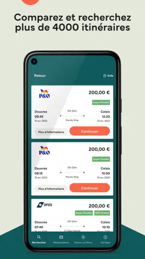 Direct Ferries - Billets screenshot