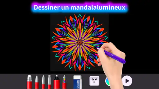 Doodle Master - Glow Art screenshot