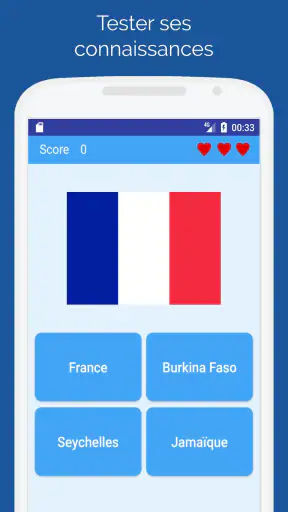 Drapeaux des pays - Quiz screenshot