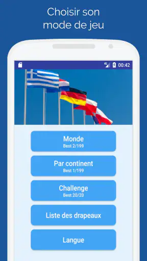 Drapeaux des pays - Quiz screenshot