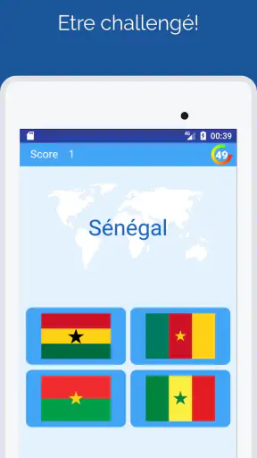 Drapeaux des pays - Quiz screenshot