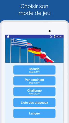 Drapeaux des pays - Quiz screenshot