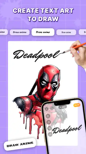 Draw Anime: AR Sketch App screenshot