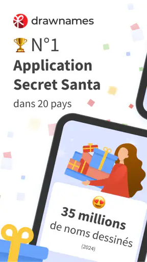 drawnames | L'app Secret Santa screenshot