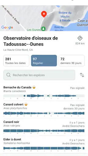eBird by Cornell Lab screenshot