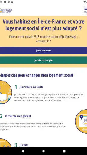 Échanger Habiter screenshot