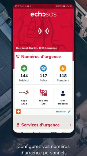EchoSOS screenshot