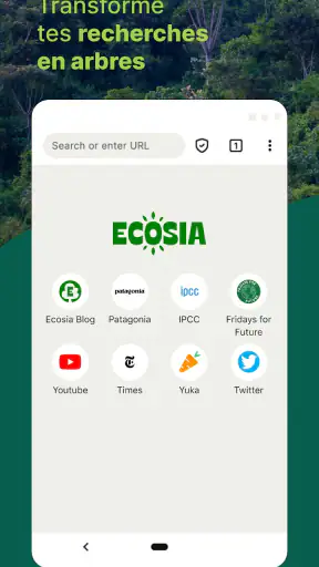 Ecosia - Navigateur Privé screenshot