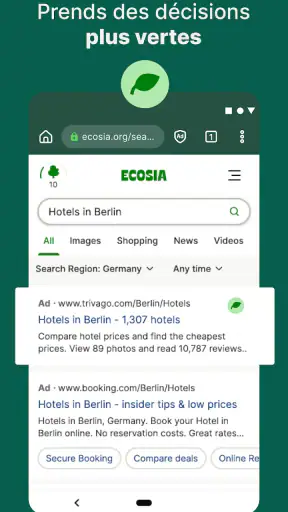 Ecosia - Navigateur Privé screenshot