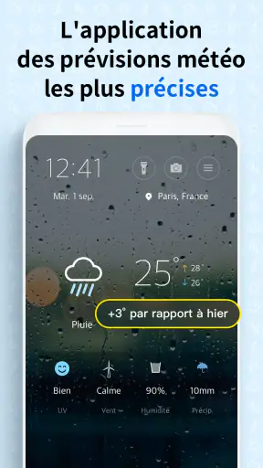 Écran Météo screenshot