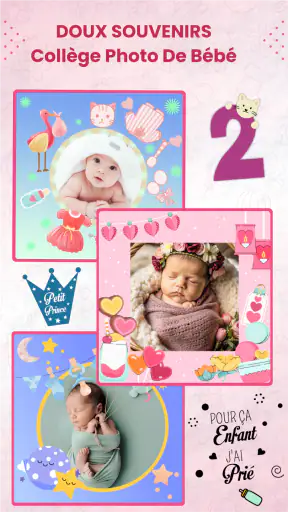 Éditer la photo de bébé mois screenshot