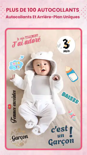 Éditer la photo de bébé mois screenshot