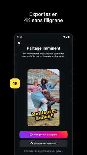 Edits, une app d’Instagram screenshot