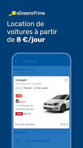 eDreams: Vols, Hôtels, Voiture screenshot