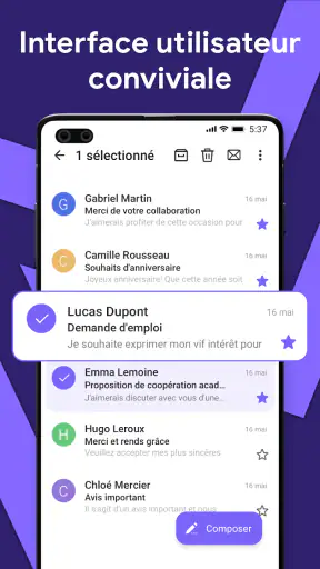 Email Lite - intelligent mail screenshot