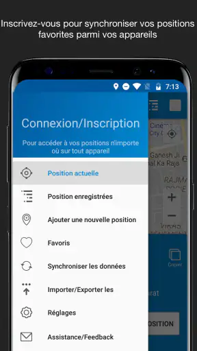 Enregistrer Position GPS screenshot