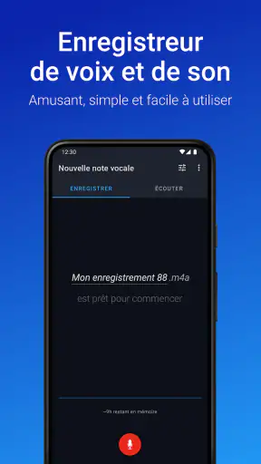 Enregistreur de Voix Facile screenshot